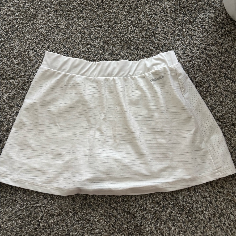 Adidas White Mesh Skirt